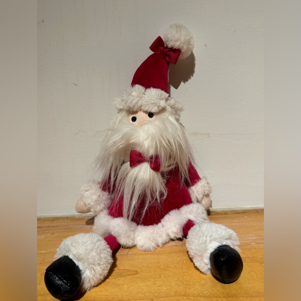 Jellycat Medium Berry Santa Claus Christmas Plush Doll (Retired) New with Tags